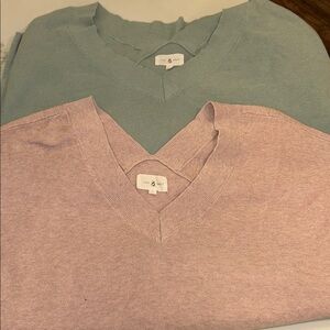 2 Lou & Grey sweaters